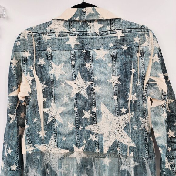 ORIGAMI Victorian Lace Star Print Cardigan Duster S-XXL NWT - Picture 11 of 16